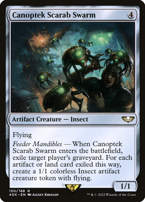 Canoptek Scarab Swarm (150) - Warhammer 40,000 Commander - Game On