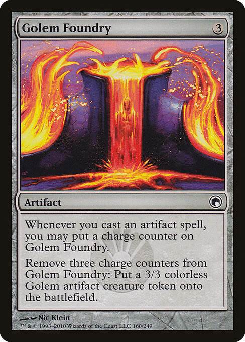 Golem Foundry (160) (Foil) - Scars of Mirrodin - Game On