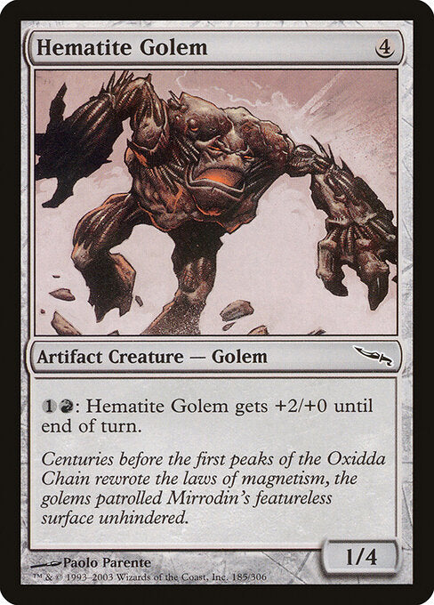 Hematite Golem (185) - Mirrodin - Game On