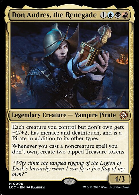 Don Andres, the Renegade (6) - The Lost Caverns of Ixalan Commander - Game On