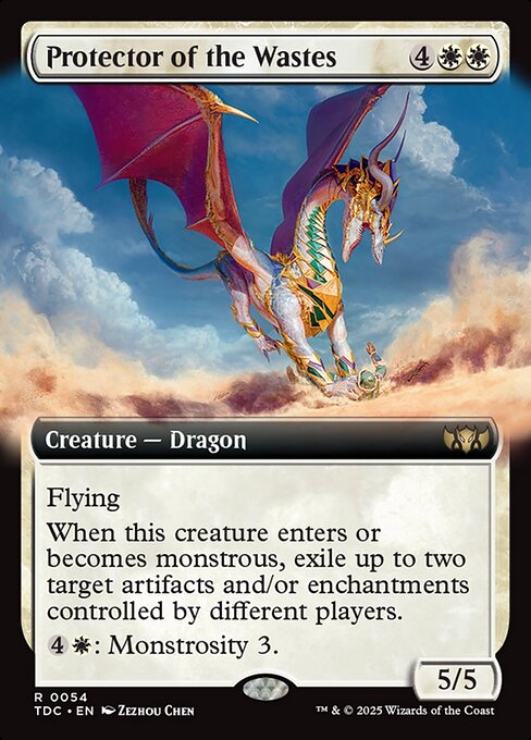 Protector of the Wastes (54) - EXTENDED ART - Tarkir: Dragonstorm Commander - Game On