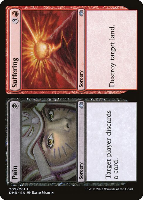 Pain // Suffering (209) (Foil) - Dominaria Remastered - Game On