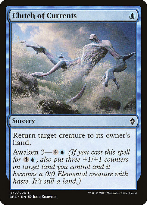 Clutch of Currents (72) (Foil) - Battle for Zendikar - Game On