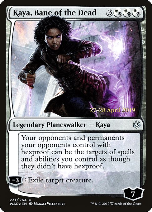 Kaya, Bane of the Dead (231s) (Foil) - War of the Spark Promos - Game On
