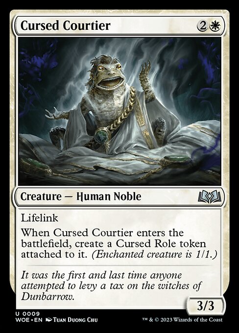 Cursed Courtier (9) (Foil) - Wilds of Eldraine - Game On