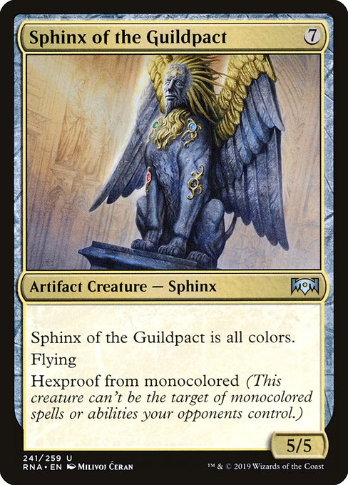 Sphinx of the Guildpact (241) (Foil) - Ravnica Allegiance - Game On