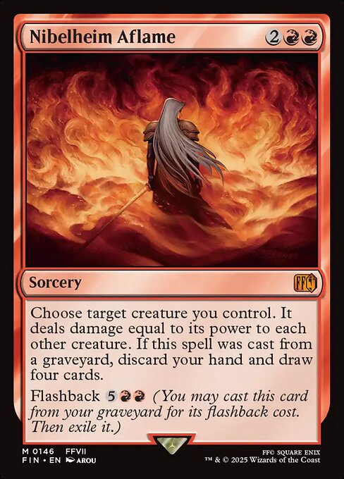Nibelheim Aflame (146) (Foil) - Final Fantasy - Game On