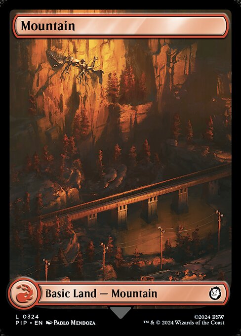 Mountain (324) - FULL ART - Fallout - Game On