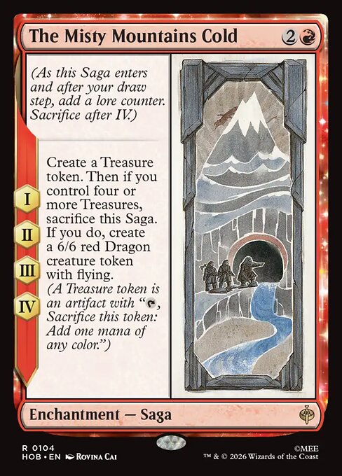 The Misty Mountains Cold (104) (Foil) - The Hobbit - Game On