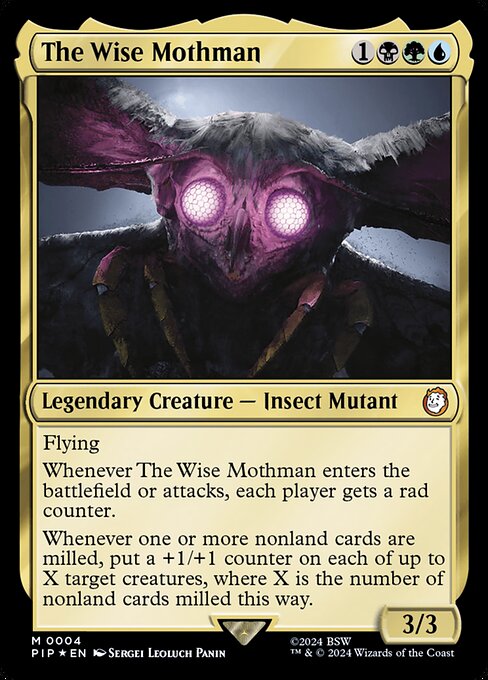 The Wise Mothman (4) (Foil) - Fallout - Game On