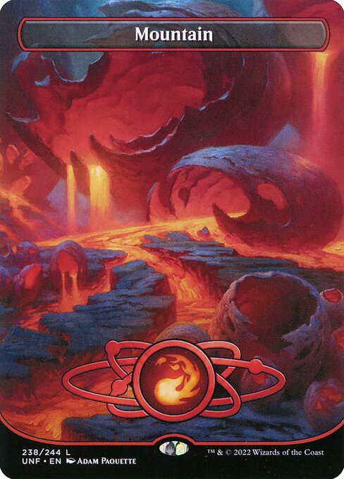 Mountain (238) - BORDERLESS - FULL ART - Unfinity - Game On
