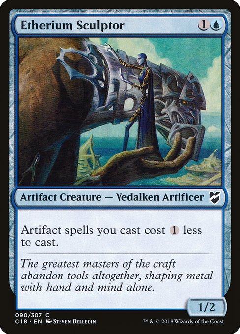 Etherium Sculptor (90) - Commander 2018 - Game On