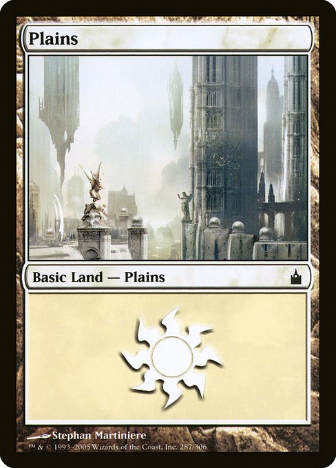 Plains (287) (Foil) - Ravnica: City of Guilds - Game On