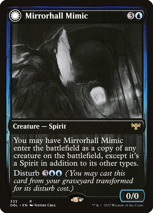 Mirrorhall Mimic // Ghastly Mimicry (335) - Innistrad: Double Feature - Game On
