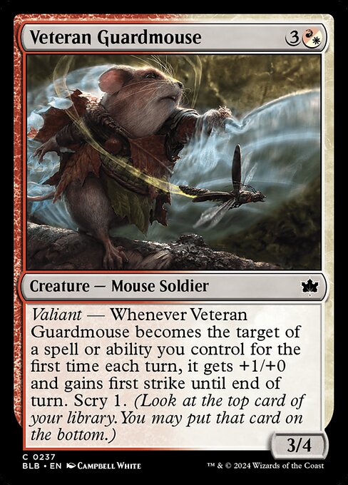 Veteran Guardmouse (237) (Foil) - Bloomburrow - Game On