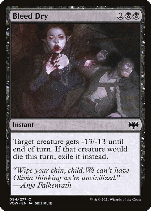 Bleed Dry (94) (Foil) - Innistrad: Crimson Vow - Game On