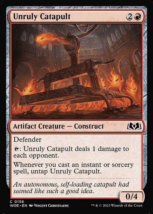 Unruly Catapult (156) - Wilds of Eldraine - Game On