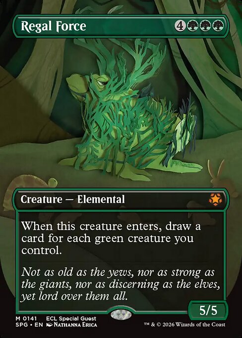Regal Force (141) - BORDERLESS - FULL ART - Special Guests - Game On