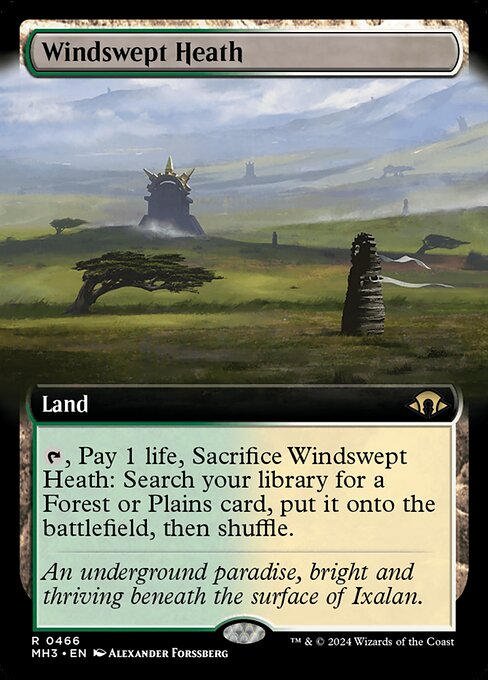 Windswept Heath (466) - EXTENDED ART - Modern Horizons 3 - Game On