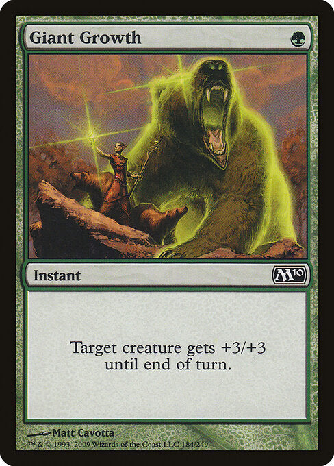 Giant Growth (184) - Magic 2010 - Game On