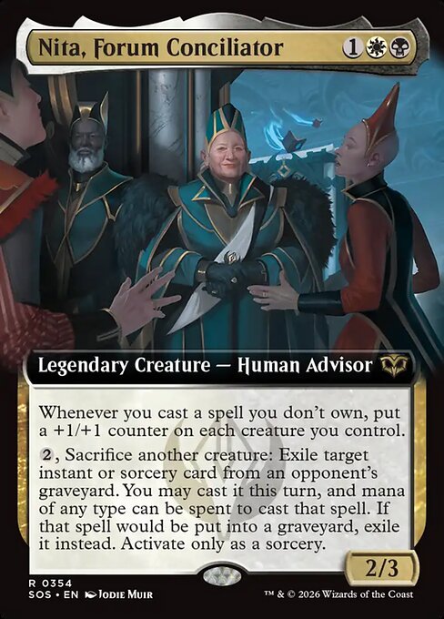 Nita, Forum Conciliator (354) - EXTENDED ART - Secrets of Strixhaven - Game On