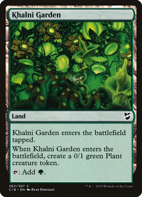Khalni Garden (262) - Commander 2018 - Game On