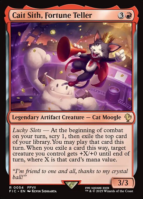 Cait Sith, Fortune Teller (54) - Final Fantasy Commander - Game On