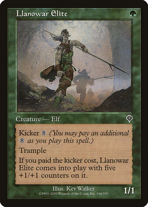 Llanowar Elite (196) (Foil) - Invasion - Game On