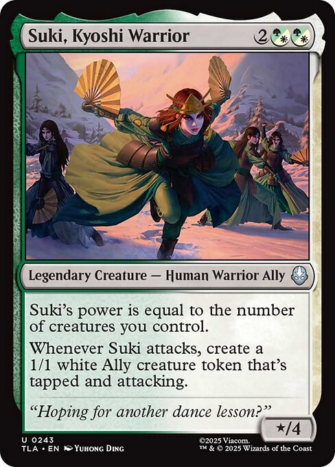 Suki, Kyoshi Warrior (243) (Foil) - Avatar: The Last Airbender - Game On