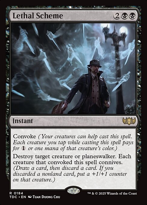 Lethal Scheme (184) - Tarkir: Dragonstorm Commander - Game On