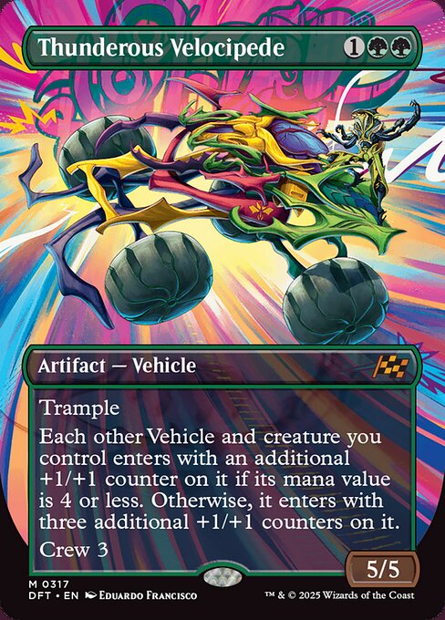 Thunderous Velocipede (317) - BORDERLESS - Aetherdrift - Game On
