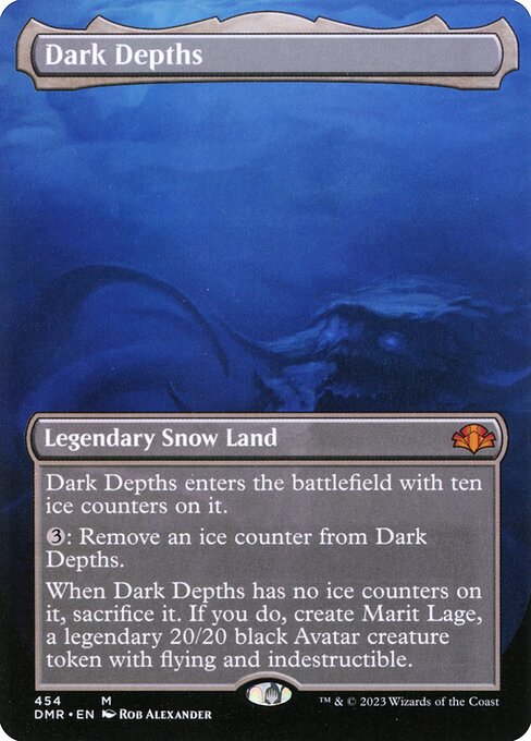 Dark Depths (454) - BORDERLESS - FULL ART - Dominaria Remastered - Game On
