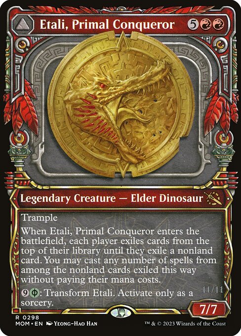 Etali, Primal Conqueror // Etali, Primal Sickness (298) - SHOWCASE - March of the Machine - Game On