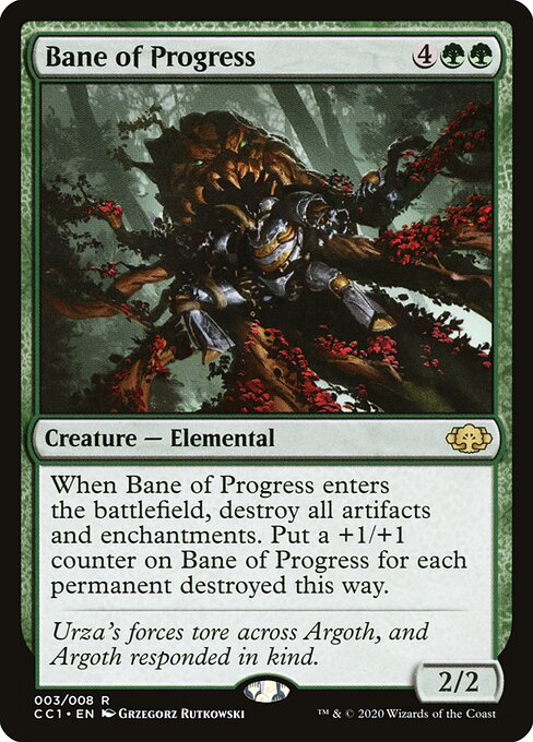Bane of Progress (3) - Commander Collection: Green - Game On