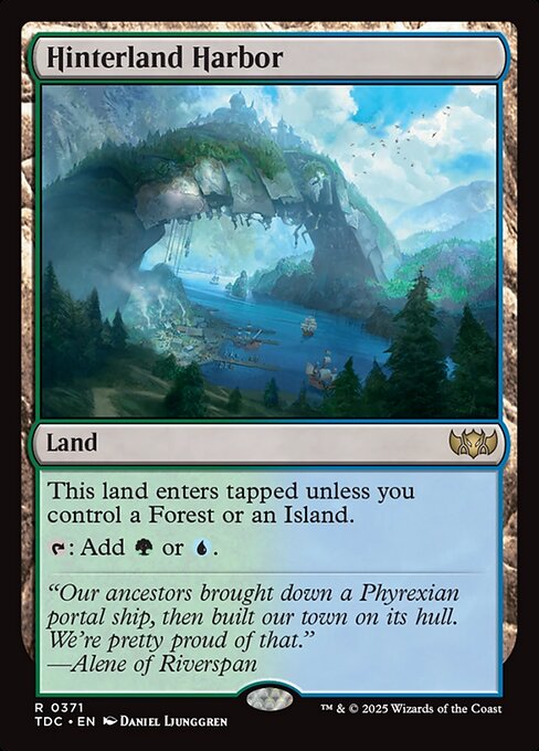 Hinterland Harbor (371) - Tarkir: Dragonstorm Commander - Game On