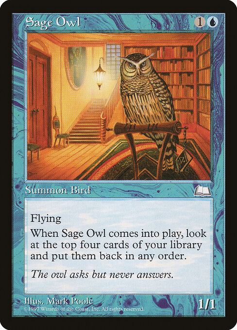 Sage Owl (52) - Weatherlight - Game On