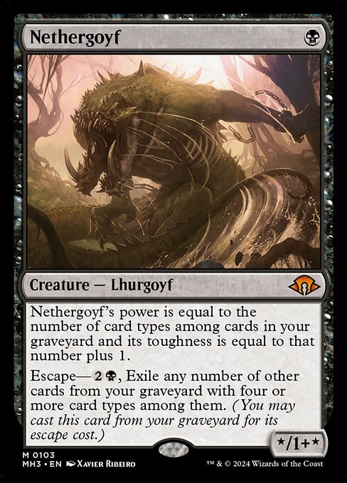 Nethergoyf (103) (Foil) - Modern Horizons 3 - Game On