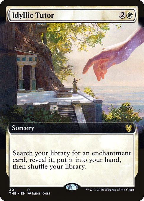 Idyllic Tutor (301) - EXTENDED ART - Theros Beyond Death - Game On