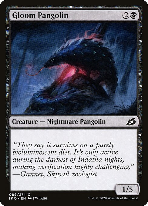Gloom Pangolin (89) (Foil) - Ikoria: Lair of Behemoths - Game On