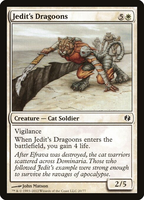 Jedit's Dragoons (20) - Duel Decks: Venser vs. Koth - Game On