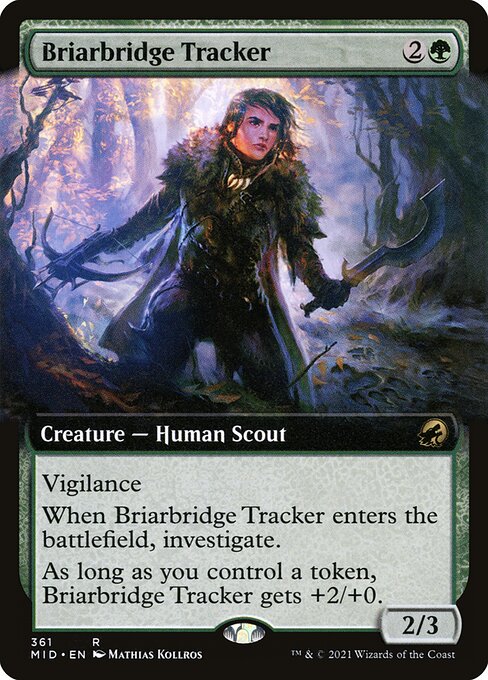 Briarbridge Tracker (361) - EXTENDED ART (Foil) - Innistrad: Midnight Hunt - Game On