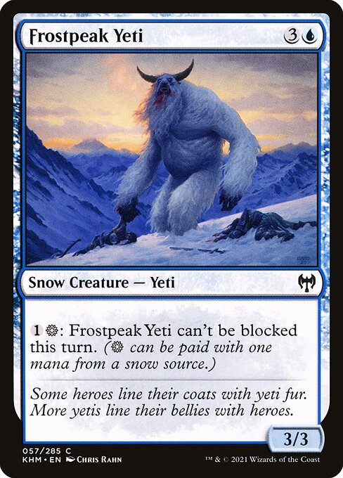 Frostpeak Yeti (57) (Foil) - Kaldheim - Game On