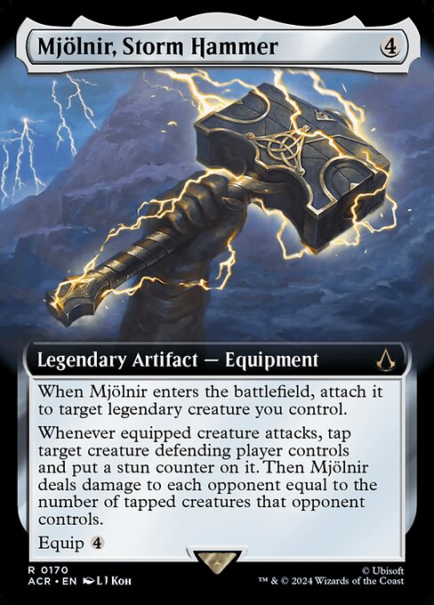 Mjölnir, Storm Hammer (170) - EXTENDED ART - Assassin's Creed - Game On