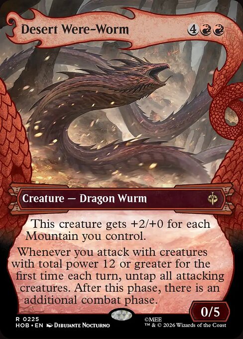 Desert Were-Worm (225) - SHOWCASE - The Hobbit - Game On
