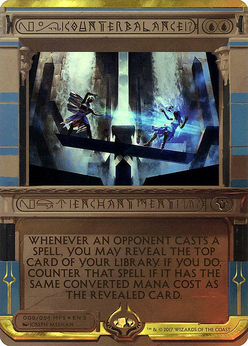 Counterbalance (9) - BORDERLESS (Foil) - Amonkhet Invocations - Game On