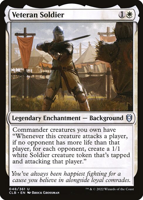 Veteran Soldier (48) - Commander Legends: Battle for Baldur's Gate - Game On