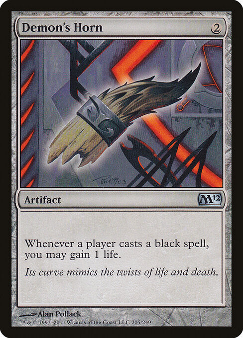 Demon's Horn (205) (Foil) - Magic 2012 - Game On