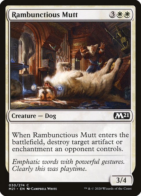 Rambunctious Mutt (30) - Core Set 2021 - Game On