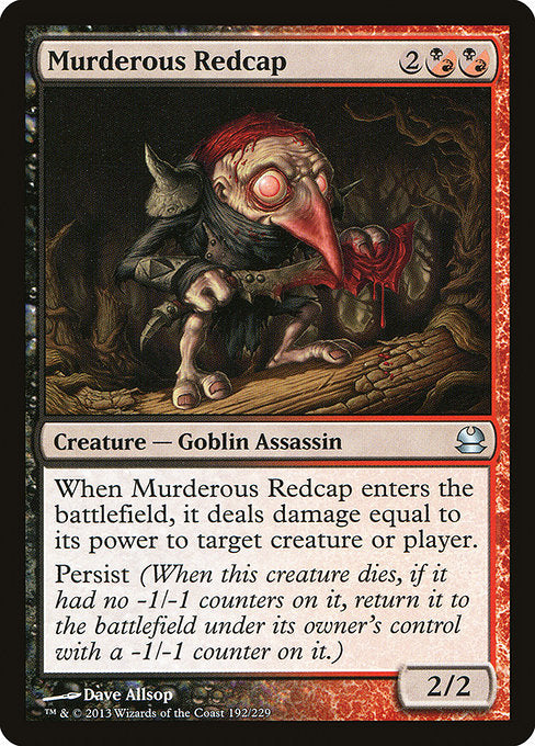 Murderous Redcap (192) - Modern Masters - Game On