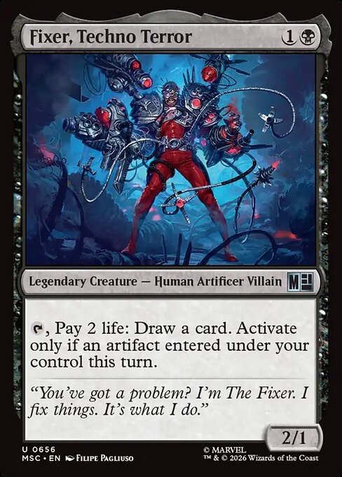 Fixer, Techno Terror (656) - Marvel Super Heroes Commander - Game On